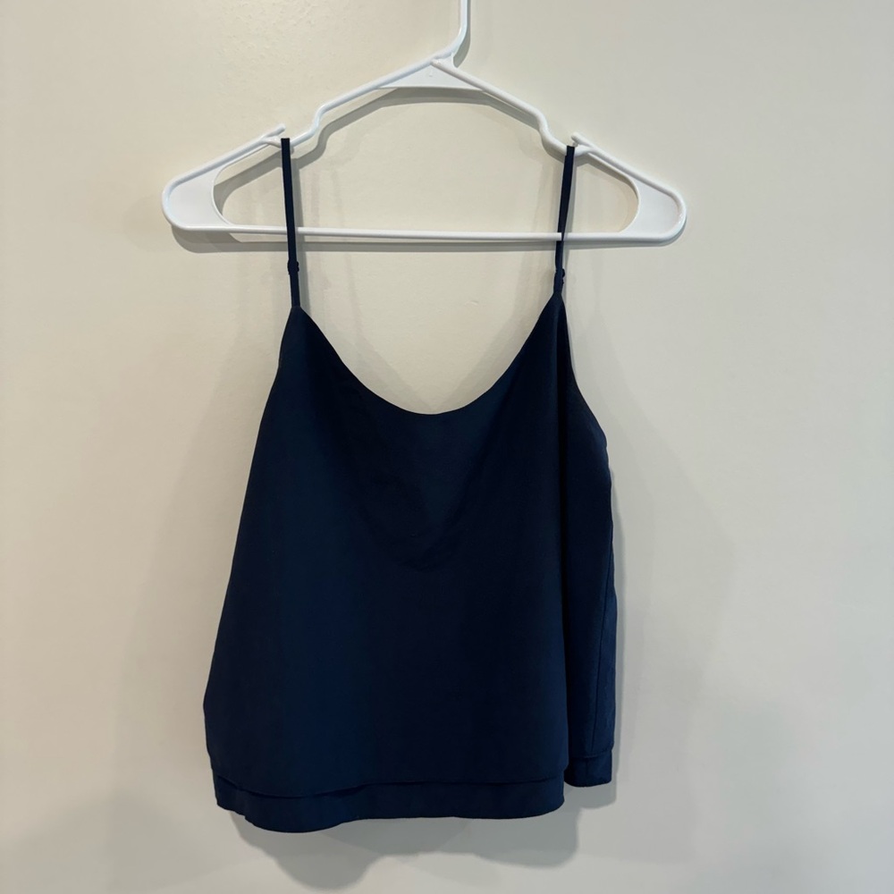 Athleta Blue Tank Top Blouse Size XS